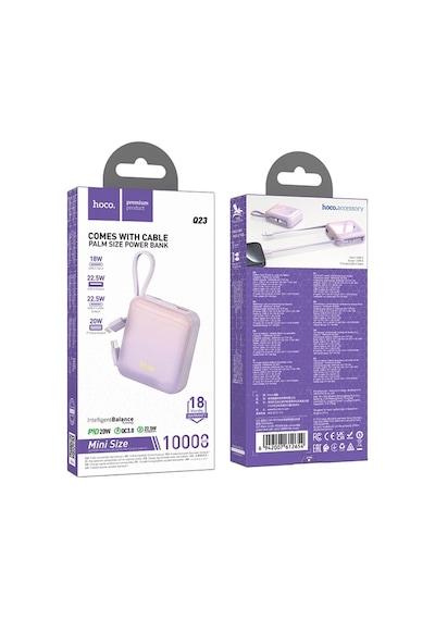 Hoco Q23 Blade 10000mah 22.5w+pd20w Kablolu Powerbank- 5775 Standart