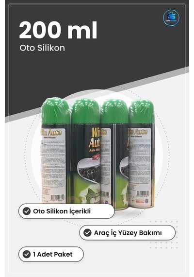 Torpido Parlatıcı Pasta Cila 200 Ml 1 Adet Oto Silikon İçerikli A