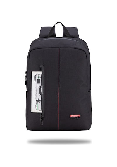 Classone WTX400SK Pro 15.6" WTXPro Su Geçirmez Kumaş Notebook Sırt Çantası Siyah
