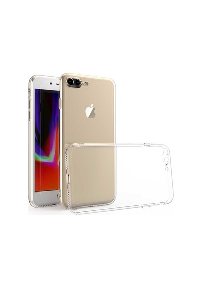 Apple Uyumlu iPhone 7 Plus Kılıf Kamera Korumalı Süper Silikon Şeffaf Kapak