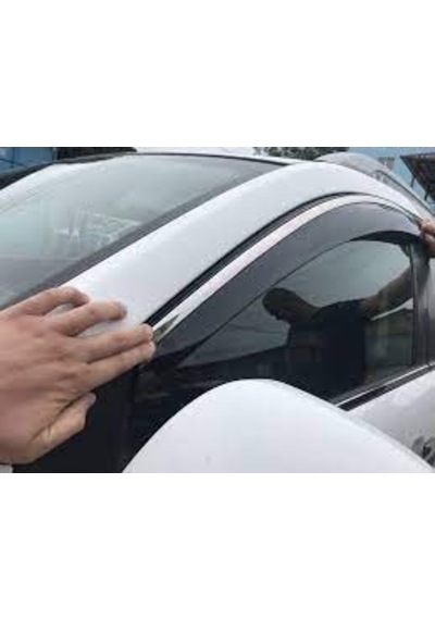Chevrolet Captiva 2006 Sonrası Kromlu Cam Rüzgarlığı 4 Lü