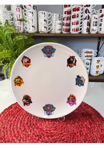 6 Parça Paw Patrol Model Çocuk Bebek Yemek Takımı Beslenme Seti Çok Renkli
