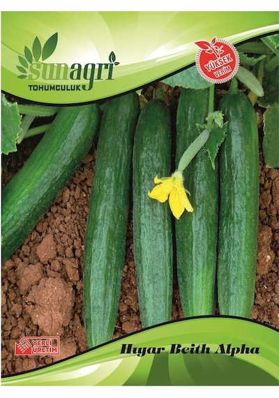 Sunagri Beith Alpha Salatalık Hıyar Sebze Tohumu-3327