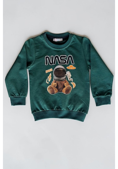 Minik Motion 3'lü Set Çocuk Baskılı 2 İplik Penye Sweatshirt Açık Yeşil - Turuncu - Yeşil Minik Motion 3'lü Set Çocuk Baskılı 2 İplik Penye Sweatshirt Açık Yeşil - Turuncu - Yeşil