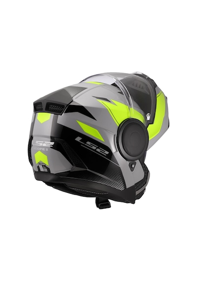 Ls2 Scope 2 Duria Çene Açılır Kask Gri Neon Sarı