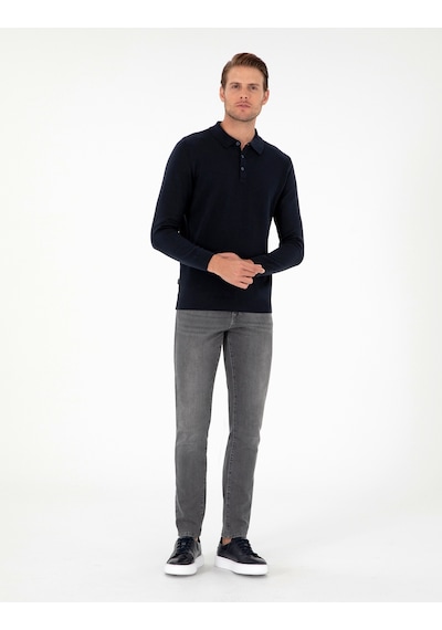 Pierre Cardin Erkek Lacivert Kazak /triko 50300506-vr033 Lacivert