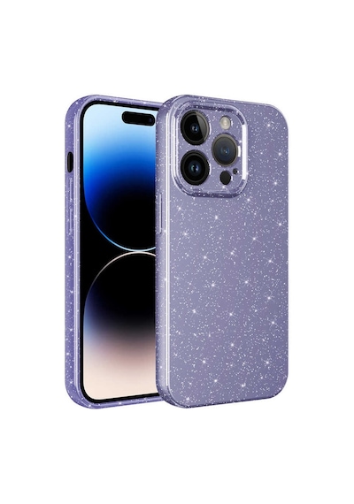 Apple Uyumlu iPhone 14 Pro Max Kamera Korumalı Simli Lüks Zore Koton Kapak