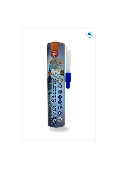 Ayna Silikonu 300 Ml Montaj Tamir Yapıştırıcı Silikon Banyo Mutfa Beyaz
