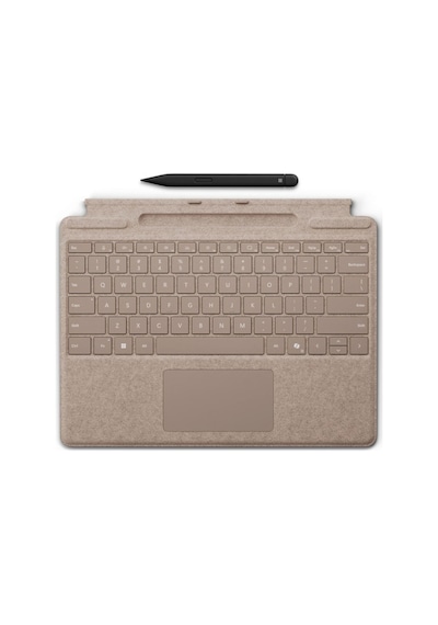 Microsoft Surface Pro 13 İnç Uyumlu Q Us İngilizce Klavye İle Slim Pen 2 Gold