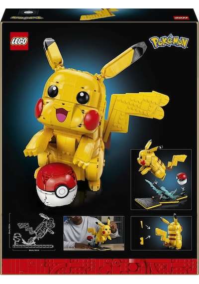 LEGO® Pokémon™ Pikachu ve Poké Topu 72152 - Yetişkinler için Duruşu Ayarlanabilir Figür İçeren Video Oyunu Modeli Yapım Seti (2050 Parça)