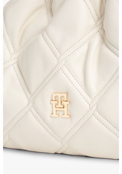 Tommy Hilfiger Th Femınıne Mını Crossover Kadın Bej Çanta - Aw0aw18718