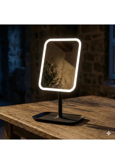 Led Işıklı Masaüstü Makyaj Aynası - Dokunmatik Sensörlü, Parlaklık Ayarlı Ve Organizer Tabanlı Taşınabilir Kozmetik Aynası - Usb Bağlantılı Profesyonel Bakım Ve Makyaj Standı Açık Bej Led Işıklı Masaüstü Makyaj Aynası - Dokunmatik Sensörlü, Parlaklık Ayarlı Ve Organizer Tabanlı Taşınabilir Kozmetik Aynası - Usb Bağlantılı Profesyonel Bakım Ve Makyaj Standı Açık Bej