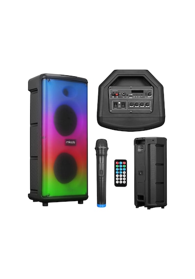 Mikado MD-833KP 7.4V 3000 mAh 30 W Bluetooth-USB-TF-FM-Led Işıklı