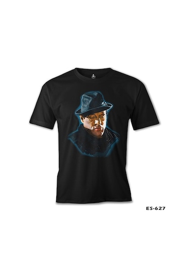 Rocky Balboa Baskılı Siyah Erkek Tshirt 001