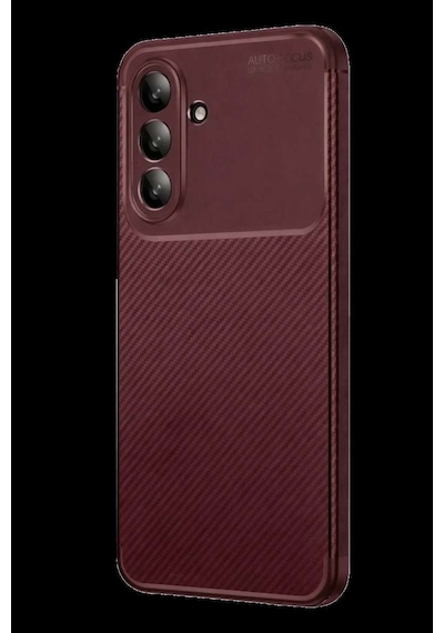 Samsung Galaxy  Uyumlu- A17 5g Auto Focus Karbon Kapak - Bordo