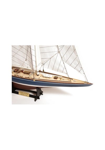Occre 12013 1/75 Ölçek, Endeavour Yacht America's Cup 1934, 53 Cm. Yelkenli Yat, Ahşap Model Kiti