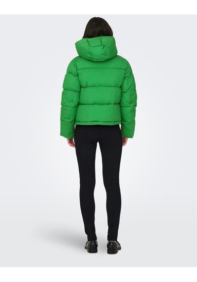 Only Onlann Premium Puffer Jkt Short Otw Kadın Mont-27210 - Yeşil