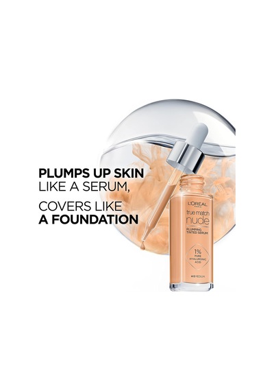 True Match Nude Serum Fondöten 3-4 Light Medium, 30 Ml Çok Renkli