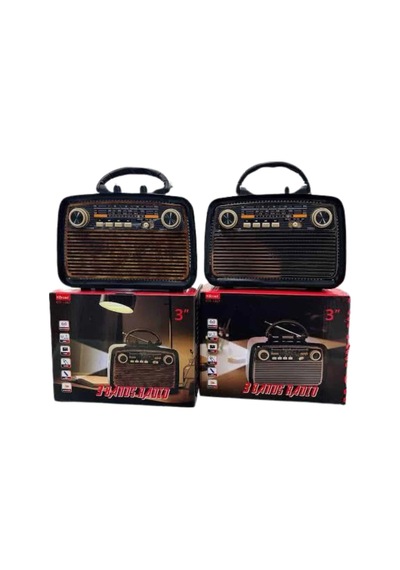 Eskitme Nostalji Tasarımlı Bluetoothlu Nostalji Radyo Ahşap Nostaljik Görünümlü 81367541