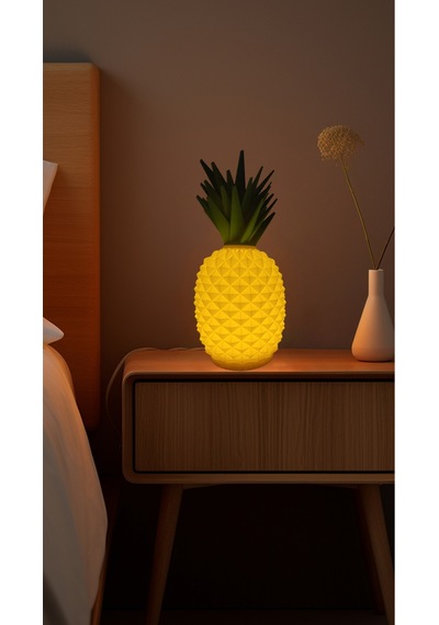 Ananas Tasarımlı Gece Lambası Çok Renkli