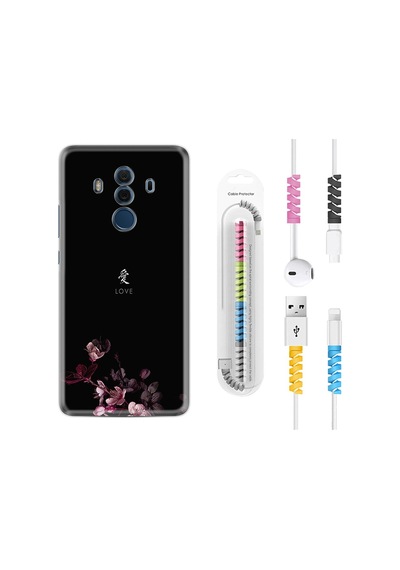 Huawei Mate 10 Pro Kılıf Kablo Koruyuculu Love 1629