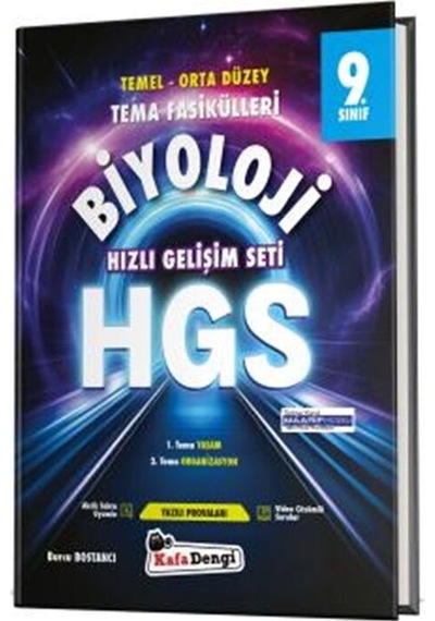 Kafa Dengi Yayınları 9. Sınıf Biyoloji Hgs Tema Fasikülleri