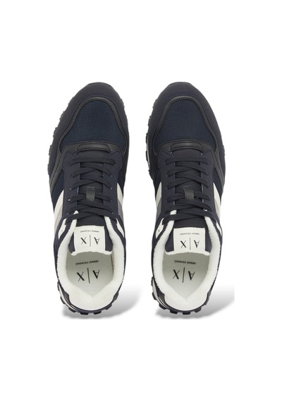 Armani Exchange Xm002690af22926 Drop Microsuede Erkek Günlük Ayakkabı Lacivert