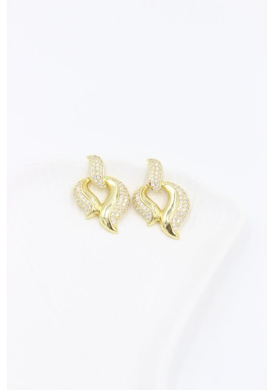 Vip Küpe 14 - K 3,4cm Çok Renkli