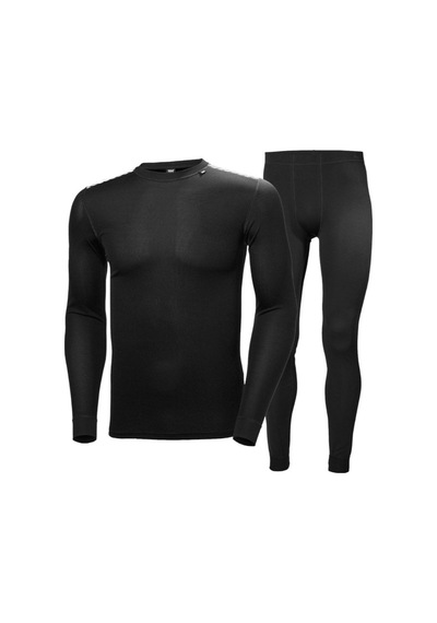 Helly Hansen Comfort Light Erkek Termal İçlik Seti Hha.48676.hha.990 Siyah