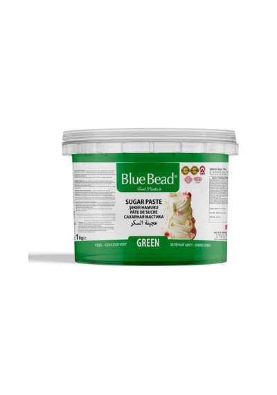 Blue Bead Şeker Hamuru 1kg Yeşil Diğer