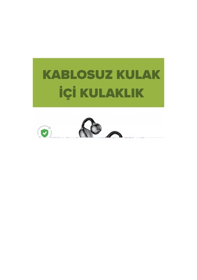 Açık Kulak Tasarımlı Bluetooth 5.4 Kablosuz Kulaklık Uzun Pil Ömrü Model