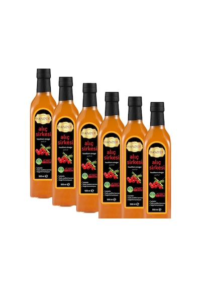 Hanzade Bitkisel Alıç Sirkesi 6 x 500 ML
