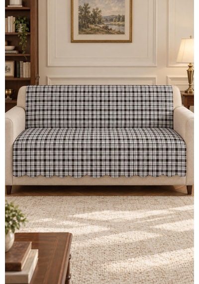 Çok Amaçlı Kadife Koltuk Örtüsü Kaymaz Süngerli 165x215 Cm Modern Bohem Çekyat Şalı Piknik Masa Örtüsü Alk4 gri