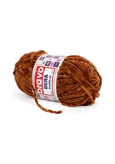 Bera Kadife İplik 100 Gr 120 Metre Renk Kodu: 949 Taba