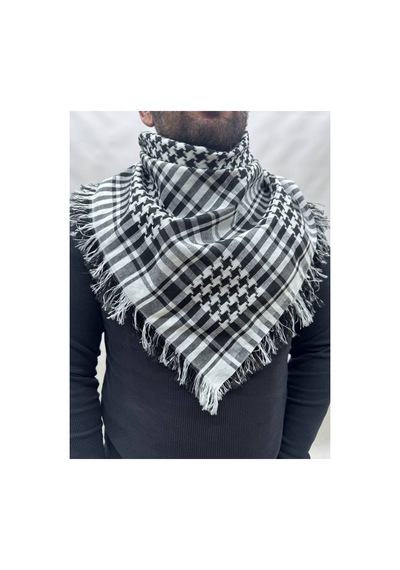 Aldaıyr Filistin Temalı Puşi Poşu Kefiye Siyah