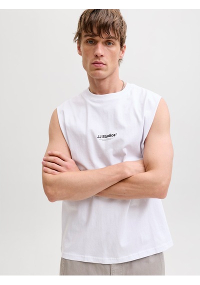 Jack & Jones Soho Erkek Beyaz Atlet 12288001-w
