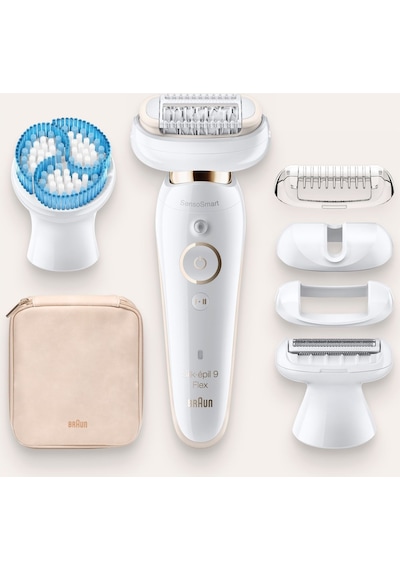 Braun Silk-Epil 9 Flex 9010 SensoSmart 6 Ek Parçalı Epilatör