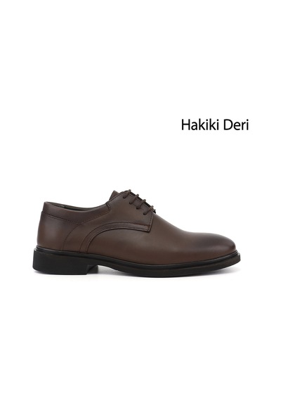 Gönderir Erkek Kahverengi Bağcıklı Hakiki Deri Klasik Ayakkabı Ddma86842890