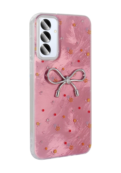 Galaxy S24 Plus Uyumlu Uyumlu Kılıf Kamera Korumalı Figürlü Zore Ponti Silikon Kapak - Lila Lila