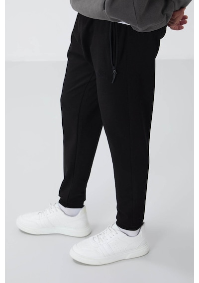 TOMMYLIFE Tommy Life Jogger Siyah Erkek Eşofman Altı T06er-84651
