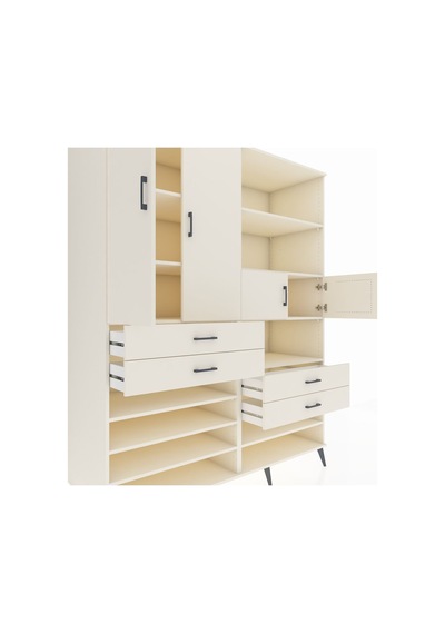 Kronos Gardrop 11 Raflı 4 Çekmeceli 4 Kapaklı 176x59x221 Aytaşı-aytaşı Aytaşı Kronos Gardrop 11 Raflı 4 Çekmeceli 4 Kapaklı 176x59x221 Aytaşı-aytaşı Aytaşı