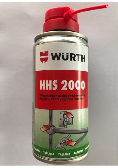 Würth Hhs2000 150 Ml Çok Amaçlı Yağlayıcı Sıvı Gres Siyah - Yeşil