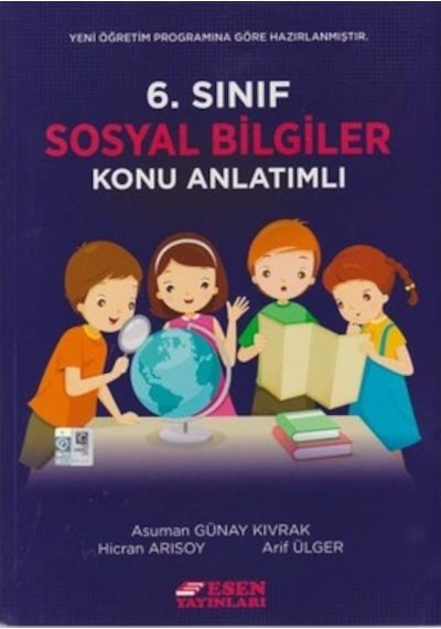 Esen Yayınları 6 Sınıf Sosyal Bilgiler Konu Anlatımlı