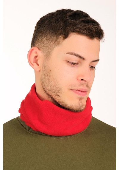 Elif İç Giyim Unisex Polar Boyunluk Kırmızı