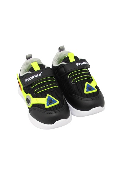 Promax Prmx1772 Siyah Unısex Çocuk Işıklı Cırtlı Spor Ayakkabı Siyah