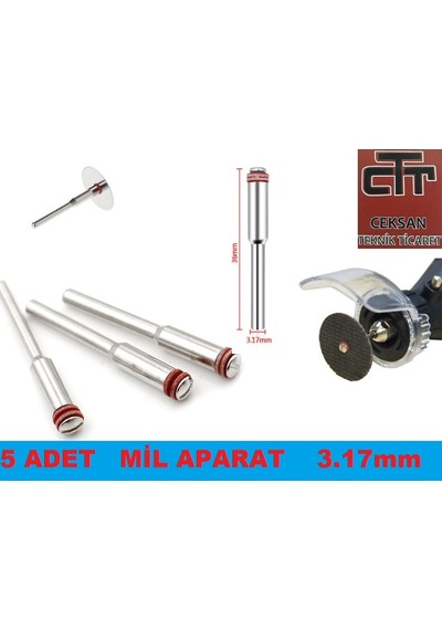 Gravür Mandren- 3.17Mm Mil Mandren-Pim Aparat