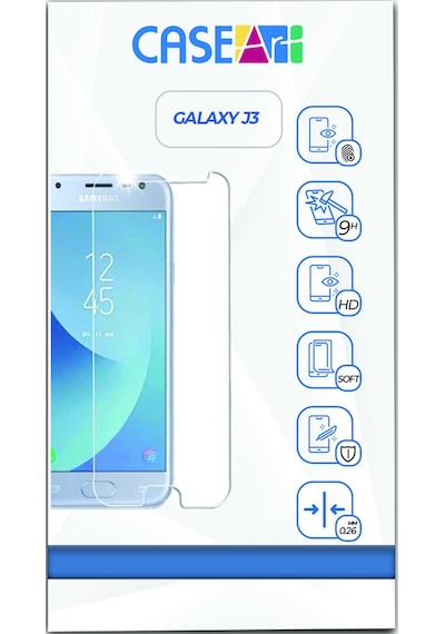 Samsung Uyumlu Galaxy J3 Temperli Ekran Koruyucu Kırılmaz Cam