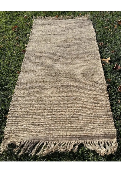Eko Halı Echo Jüt Ech 02 Natural Dekoratif Jüt Kilim Naturel Bej