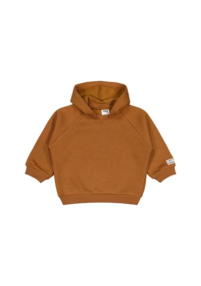 Civil Baby Keep Smiling Etiketli Basic 6-18 Ay Sweatshirt Açık Kahverengi