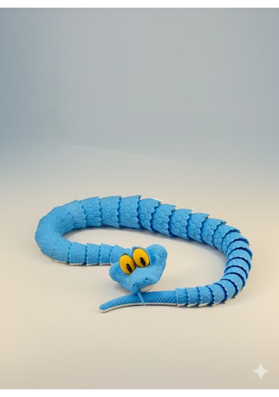 Zootropolis Yılan / Zootopia Gary The Snake Figür - 35cm